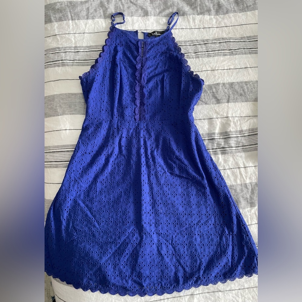 Lulu’s Royal Blue Lace Dress